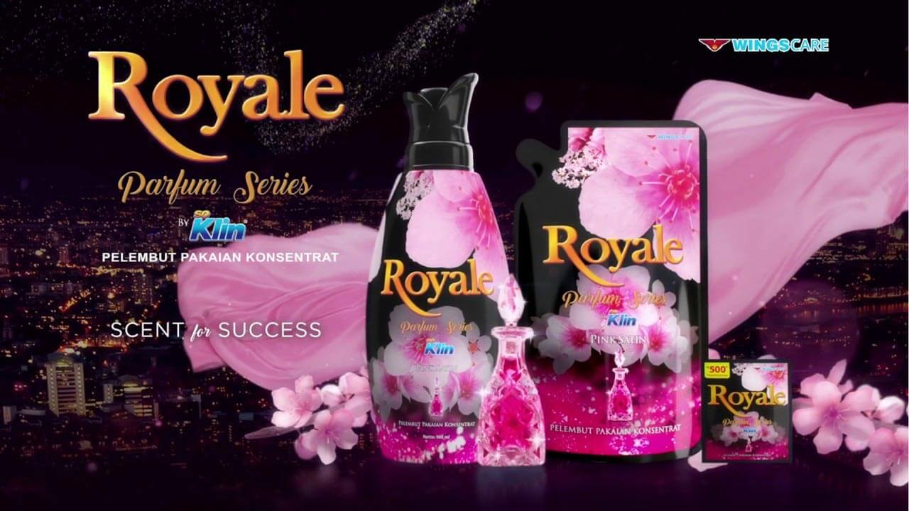 Pengharum pakaian Royale Parfum Series Pink Satin
